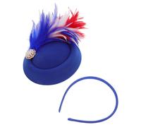 Cappello da sposa con piume: copricapo da sposa in stile francese per donna -