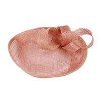 Cappello da sposa in rete da donna fascinator alla moda nastri e cappelli da baseball berretti da baseball per la casa, rosa, Taglia unica