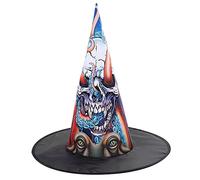Cappello da strega a forma di teschio alla moda, moderno, per Halloween, feste in maschera, regalo per la testa, ornamento per cosp, strega, cosplay, atelier, figura, fascia per donne, Halloween
