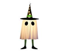 Cappello da strega a LED, decorazione per Halloween, decorazione luminosa da appendere, decorazione per feste spettrali, casa stregoneria per tema infestato