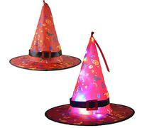 Cappello da strega a LED per bambini per giocare nella notte I bambini preferiti di Halloween regali bel regalo Halloween Glow Hat