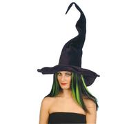 Cappello Da Strega Alto E Torcigliato Per Donne Accessorio Per Halloween