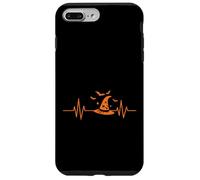 Cappello da strega battito cardiaco linea ECG Halloween Custodia per iPhone 7 Plus/8 Plus