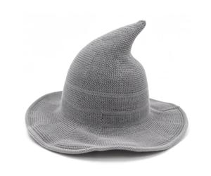 Cappello da Strega Cappello da Mago Dal Design a Punta Lavorato a Maglia per Feste in Costume e Festival 13,78x7,87x7,87 Pollici Facile da Trasportare (Rosso Arancio)