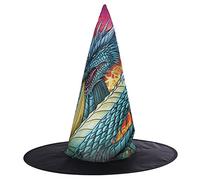 Cappello da strega con teschio, da strega, per Halloween, ornamento per la testa, per adulti, travestimento per Halloween, cosplay, atelier, fascia per capelli da donna e bambini, in lana moderna