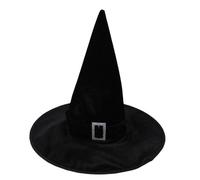 Cappello da strega da donna, cappello da strega, decorazione grande, per donne e uomini, per feste in maschera, feste di Halloween, carnevale, Natale, feste in maschera, cosplay, accessori (nero)