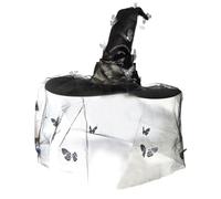 Cappello da strega da donna, pieghevole, con bordo appuntito, per adulti e palcoscenico