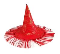 Cappello da strega da mago di Halloween, costume da donna e uomo, per bambini, decorazione per feste di compleanno, baby shower, cappello a punta