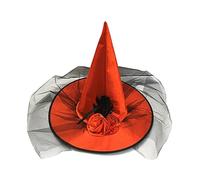 Cappello da strega da mago di Halloween, costume da donna e uomo, per bambini, decorazione per feste di compleanno, baby shower, cappello a punta
