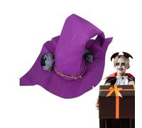 Cappello da strega di Halloween, cappello da strega | Cappello a punta larga a bordo largo,Cappello a punta da mago, cappello da strega costume di Halloween con fiore, cappello da strega a largo