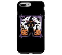 Cappello da strega gatto nero per Halloween Custodia per iPhone 7 Plus/8 Plus
