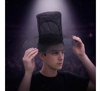 Cappello Da Strega Nero In Rete Per Halloween, Perfetto Per Travestimenti