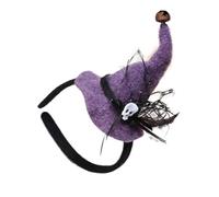 Cappello da strega per festa di Halloween, cappello e teschio, alla moda, decorazione magica per feste