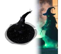 Cappello da strega per uomo con farfalle e maglia a per travestimento da