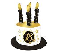 Cappello da torta 18 anni con stelle