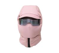 Cappello da trapper per donna | Cappello 4 in 1 contro il vento - Tempo freddo con cappuccio, paraorecchie e, per uomini e donne, inverno, freddo, ciclismo e Natale, Rosa