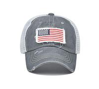Cappello da uomo alla moda hip tinto da donna hop regolabile sole baseball cappello unisex cappello da baseball visiera clip per le donne, Grigio, Taglia unica
