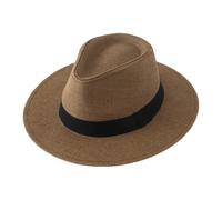 Cappello da uomo dal design facile da indossare, scelta casual da viaggio, essenziale stagionale, comodo stile quotidiano, per l'uso quotidiano, tessuto in poliestere, abbigliamento primaverile estivo