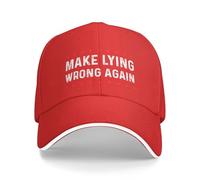 Cappello da Uomo Rendi la menzogna sbagliata di n