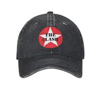 Cappello da Uomo Rock Band Clash Cappello da Baseball Lavato The Red Circle Star y2k Sole Carino Cappelli Hip Hop Cappelli Uomini Estivi Escursionismo per Adulti Pesca Baseball Cappucci