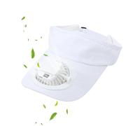 Cappello da ventola di raffreddamento - Visor regolabile USB ricaricabile, berretto estivo portatile | Capite di baseball sportive, copricapo di protezione solare senza mani, accessorio esterno legger
