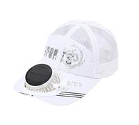 Cappello Da Ventola Solare - Cappello Da Visore Da Sole Traspirante Con Fan | CAP CAP FAN AGGIUNTO USB CHARGGED | Cappello Di Raffreddamento Estivo Leggero | Cappello Per La Protezione Solare Sportiva