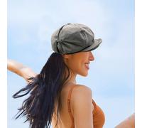 Cappello dal design retrò per donna, morbido e traspirante, con da 6,5