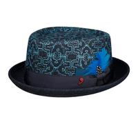 Cappello Damiano Pork Pie by Alfonso DEste denim S (54-55 cm)