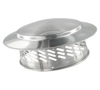 Cappello del camino a ombrello in acciaio inossidabile for una migliore ventilazione e resistenza alle intemperie(200mm(8inch))