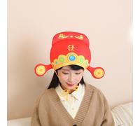 Cappello del Dio della Ricchezza di Capodanno, copricapo divertente per