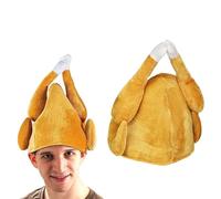 Cappello del Ringraziamento del Tacchino Cappello a Gamba di Pollo Cappello Tacchino Natalizio Cappello di Pollo Arrosto Cappelli di Tacchino del Ringraziamento per Cosplay Natale Ringraziamento