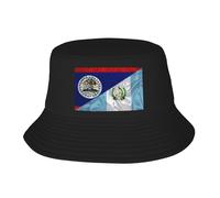 Cappello della Benna Belize Belizean And Guatemala Guatemalan Triangle Flag Cappello da Esterno Estivo Pieghevole Cappelli da Sole per Sport, per Spiaggia, attività All'Aperto, Viaggi, 56-58cm
