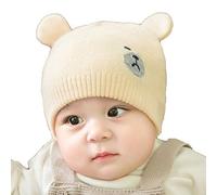Cappello Della Ragazza Del Ragazzo- Inverno Autunno Tessere Caldo Berretto Con Cute Ear Child Neutral Baby 0-2 anni
