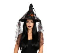 Cappello Delle Streghe Cosplay Spaventoso in Stile Vintage di Halloween