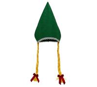 Cappello dell'Oktoberfest con lunghe trecce e fiocco in feltro Cappello tedesco Il copricapo dell'Oktoberfest adatta alla maggior parte dei casi, festoso e tradizionale con pizzo per spettacoli
