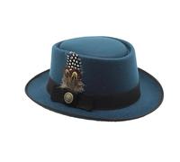 Cappello deluxe per Oktoberfest Fedora Alpine Fedora Bavarese con piuma, ideale per travestimenti, Oktoberfest, abbigliamento per la settimana mondiale del libro