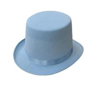 Cappello Derby a tesa larga cappello da bacino alto elegante copricapo festa usura quotidiana mago per bambini mago adulti uomini per bambini Bulk senza scomparto segreto