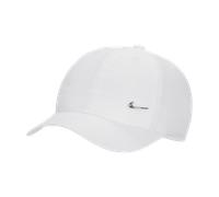 Cappello destrutturato con Swoosh in metallo Nike Dri-FIT Club - Bambini - Bianco TAGLIA UNICA