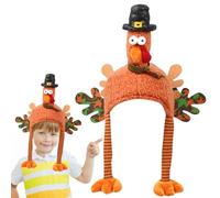 Cappello Di - 9,45 X 5,51 X 4,72 Pollo, Cappello Di Pollo, Leggero | Comodo berretto Di Peluche Berretto Di Pollo Per Adolescenti, Adulti, Giorno Del Ringraziamento, Vacanze, Evento