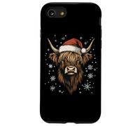 Cappello di Babbo Natale a forma di mucca delle Highland Custodia per iPhone SE (2020) / 7/8