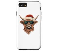 Cappello di Babbo Natale a forma di mucca delle Highland Custodia per iPhone SE (2020) / 7/8