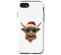 Cappello di Babbo Natale a forma di mucca delle Highland Custodia per iPhone SE (2020) / 7/8