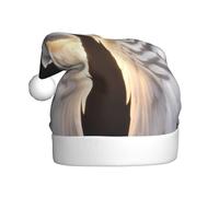 Cappello di Babbo Natale con ala d'angelo, accessorio per costume di Natale, capodanno, festa, copricapo