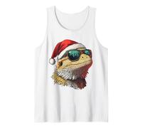 Cappello di Babbo Natale con Drago Barbuto Divertente Canotta
