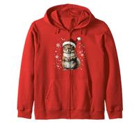 Cappello di Babbo Natale con Scoiattolo Divertente e Carino per Amanti degli Animali Felpa con Cappuccio