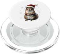 Cappello di Babbo Natale con scoiattolo divertente e carino per amanti degli animali PopSockets PopGrip per MagSafe