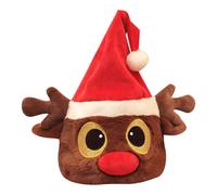 Cappello di Babbo Natale elettrico - Cappello di Babbo Natale LED | Cappello interattivo per feste con colorate e musica per uomini, bambini, ragazze, adolescenti, compleanni, vacanze