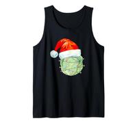 Cappello di Babbo Natale Germoglio Pianta Divertente Natale Vegano Canotta