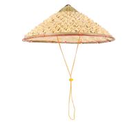 Cappello di bambù Cappello di bambù da festa in stile cinese Cappello di bambù