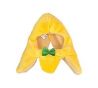 Cappello di banana di gatto | Adorabile copricapo a banana per animali domestici adatto ai felini | Costume da gatto a banana con un design affascinante | Berretto a banana giallo brillante per cani
